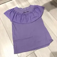 Jenni love フリル付き紫Tシャツ