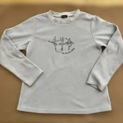 バレリーナ刺繍 長袖カットソー 150