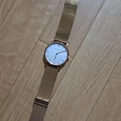 ゴールドメッシュ 腕時計 シンプルのサムネイル