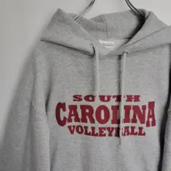 ヘインズ パーカー スウェット フーディー グレー プリントロゴ メンズＭ