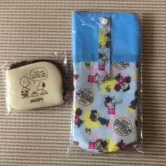 値下げです❣新品★スヌーピー ペットボトルホルダー＆ミニポーチ