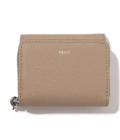 新品 未使用 VASIC ROUND MINI MINI ウォレット ベージュ