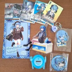 ホロライブ　星街すいせい　まとめ売り　セット　ぬいぐるみ　アクスタ　缶バッジ ホロライブ 星街すいせい まとめ売り セット ぬいぐるみ