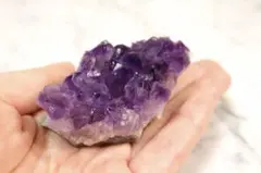【高美品】ウルグアイ産 アメジストクラスター ｜透明紫｜天然石 原石