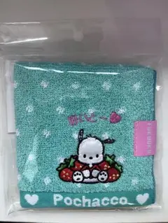 【新品未使用】 ポチャッコ ご当地ハンドタオル 福岡 ハンカチサンリオ
