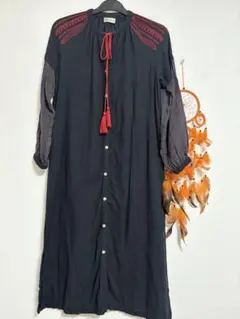 黒ロングワンピース