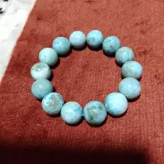 値下げしました❗ラリマー天然石 大玉13センチブレスレット