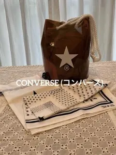 未使用品 コンバース クリアバック ＆ コットンスカーフ 送料870円込