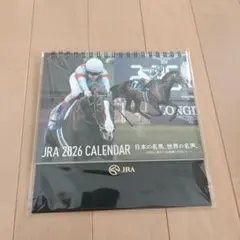 JRA オリジナル卓上カレンダー 2026年 世界の名馬　当選品