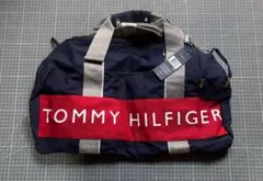 Tommy Hilfiger カラーブロック ダッフルバッグ ネイビー