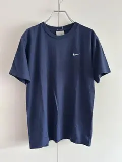 デッドストック NIKE Tシャツ ネイビー Lサイズ 実寸レディースM相当のサムネイル