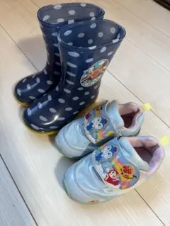 アンパンマン レインブーツとスニーカーセット15cm