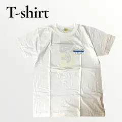メンズ Tシャツ カットソー 企業Ｔシャツ ホワイト 半袖 【F】 日本製　白