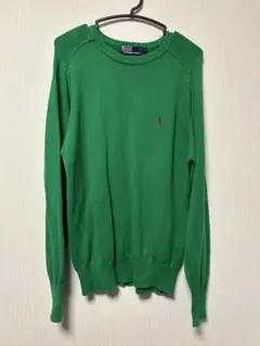 Polo by Ralph Lauren ラルフローレン グリーン ニット 古着