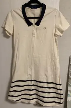 FRED PERRY ストライプ 半袖ワンピース サイズ10