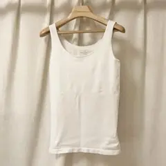 TAHARI｜タハリ ホワイトソリッドタンクトップ