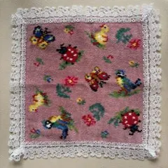 フェイラー　近沢レース店 コラボ　ハイジ レース付ハンカチ　新品未使用