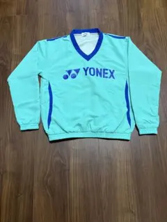YONEX ミントグリーン Vネックウェア SS
