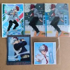 ヒロアカ　轟焦凍　カード、ステッカー　セット