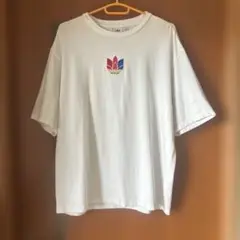 値下げ！adidas ホワイト Tシャツ Lサイズ