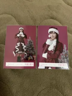 櫻坂46 村井優 2025年サンタ衣装 セミコン＋Buddies感謝祭縁日シール