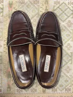 HARUTA 樂福鞋 棕色