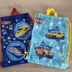 トミカ ナップザック　２枚！