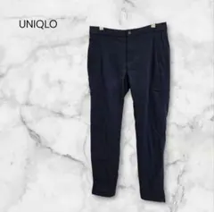 ユニクロ 暖パン ヒートテック ウォームイージーパンツ L ネイビー