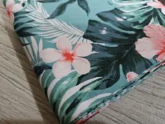 SALE ✨コスモテキスタイル オックス ハイビスカス グリーン