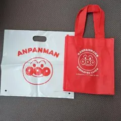 ANPANMAN 赤 不織布 ミニトートバッグ 手提げ アンパンマン