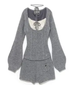 andmary Raven gather set up gray