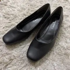 Romeo Valentino パンプス スクエアトゥ ヒール 23.5