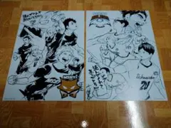 10set】ジャンプスクエア 7月号 ポストカード10枚 クリアシート カバー