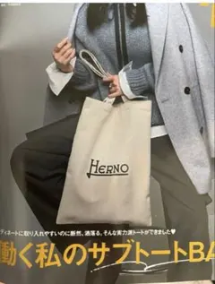 Oggi 1月号付録 HERNO×Oggi「働く私のサブトートBAG」のサムネイル