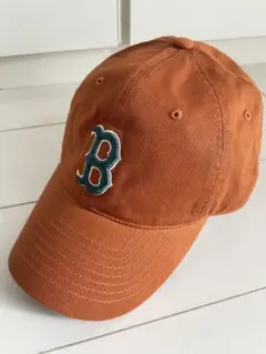 美品MLB ニューヨークヤンキース　ベースボールキャップ Bロゴ ブラウン系のサムネイル