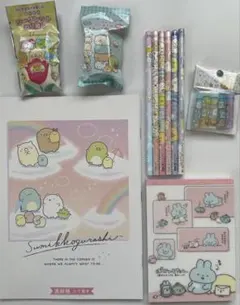 すみっコぐらし ぽかんとたん　文具セット　ノート　鉛筆　消しゴム　連絡帳