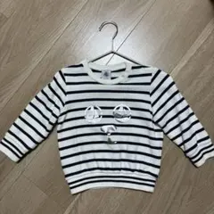 プチバトー　ストライプ 長袖 トップス 12M