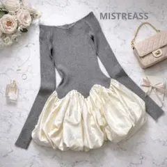 ミストレアスScalloped Balloon Knit Dress 三上悠亜