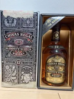 CHIVAS REGAL 12年 スコッチウイスキー 箱付き