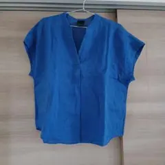 NOMBRE IMPAIR リネン100%　ノースリーブ　シャツ