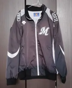 【プロモデル】千葉　ロッテ　マリーンズ　グランドコート　デサント　XL プロモデル デサント】千葉ロッテマリーンズ グラウンド