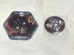 鬼滅の刃　ufotable カフェ　コースター　お楽しみくじ　缶バッジ　猗窩座