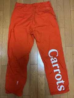XLARGE Carrotsロゴ入りオレンジパンツ Lのサムネイル