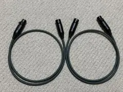 NEO by oyaide QAC-222 XLRケーブル 2本セット　未使用 QAC-222 XLR (XLRオス-XLRメス)