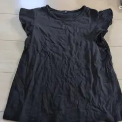 UNIQLO ダークブラウン Tシャツ 150
