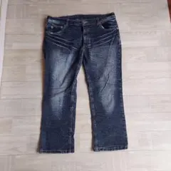 デニムダメージパンツ ウエスト80