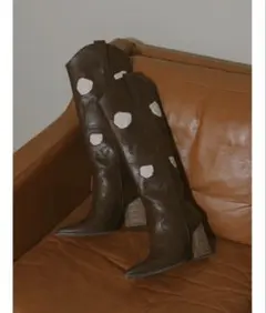 Darich ダーリッチ ウエスタンロングブーツ ブラウン 美品のサムネイル