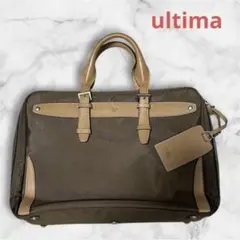 美品　ultima☆ウルティマ　ビジネスバッグ　ブラウンのサムネイル