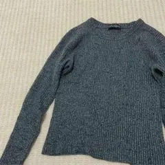 サイズS〜M ドルガバ　長袖　コットン　ニット　グレー　丸首のサムネイル