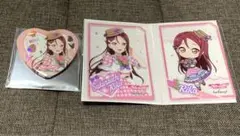 桜内梨子　アクリルカード　缶バッジ　ラブライブ gigo fanfancy+